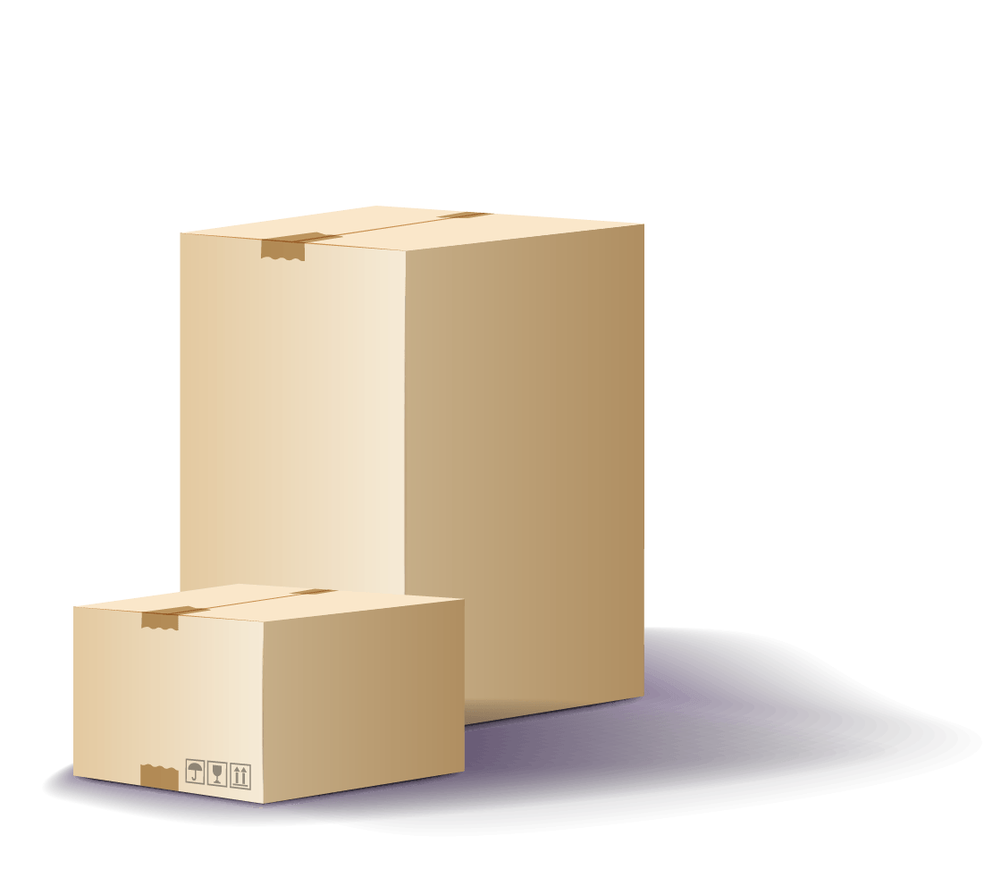 Cajas de mercancía